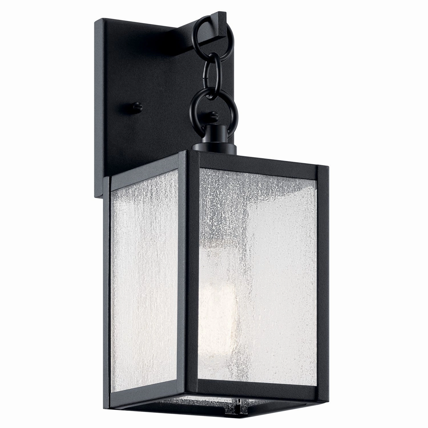 Lahden One Light Outdoor Wall Mount BlackOutdoor wall sconces with motion sensor