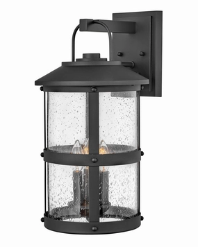 Lakehouse LED Wall Mount BlackOutdoor wall sconces with motion sensor