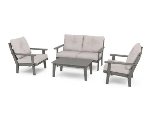 Lakeside 4-Piece Deep Seating Setoutdoor patio dining furniture set