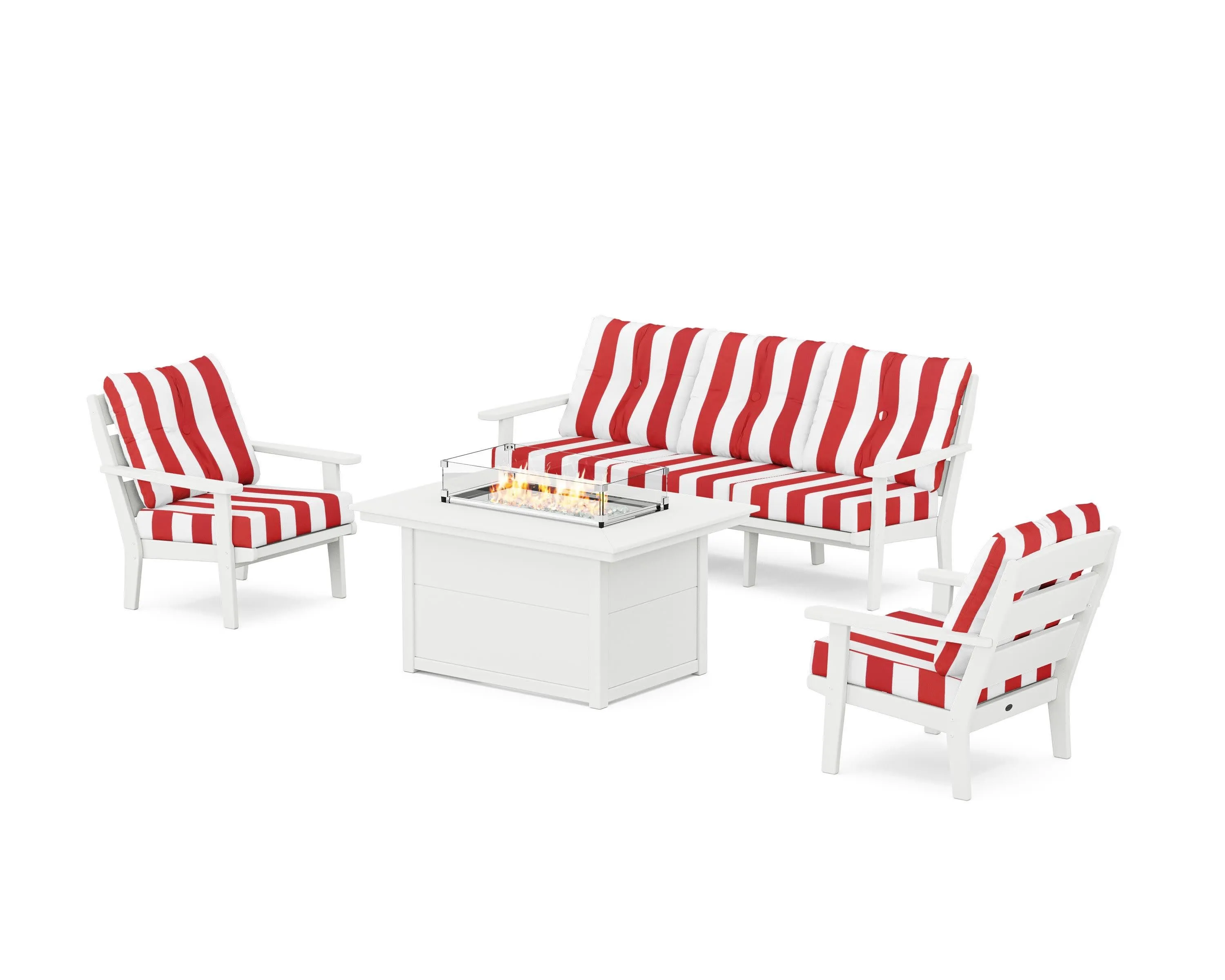 Lakeside Deep Seating Fire Pit Table Set