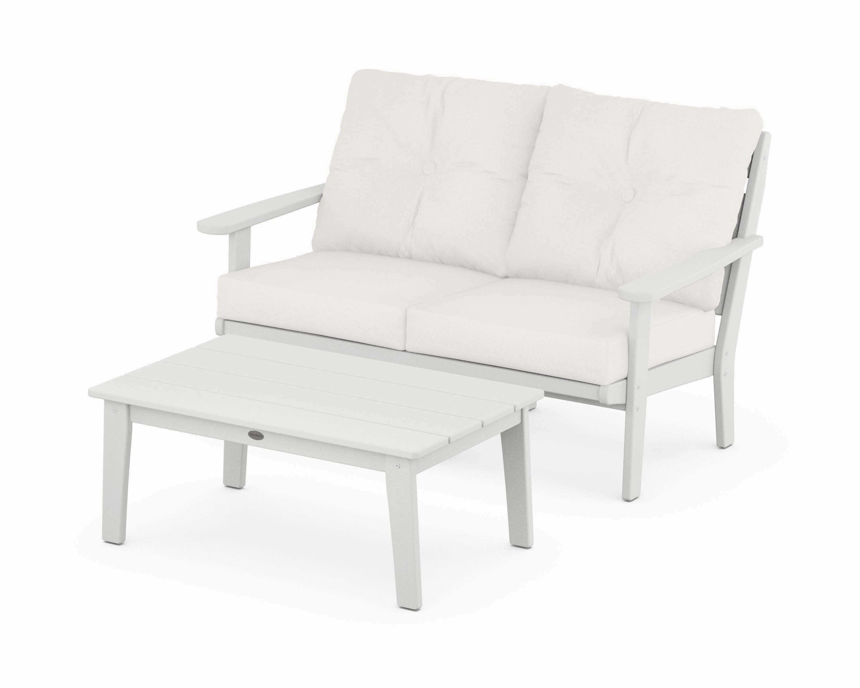 Lakeside 2-Piece Lounge Loveseat Set