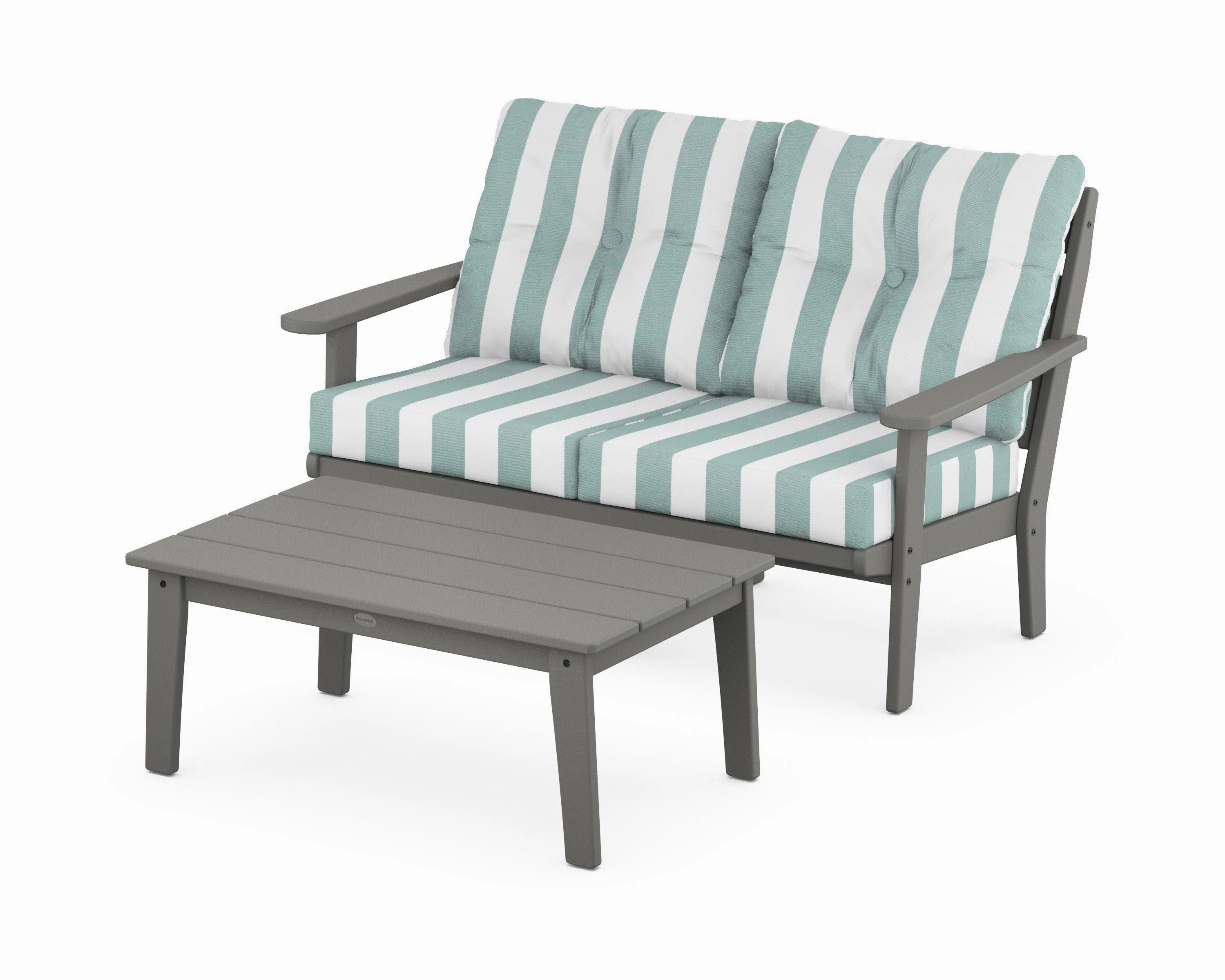 Lakeside 2-Piece Lounge Loveseat Set