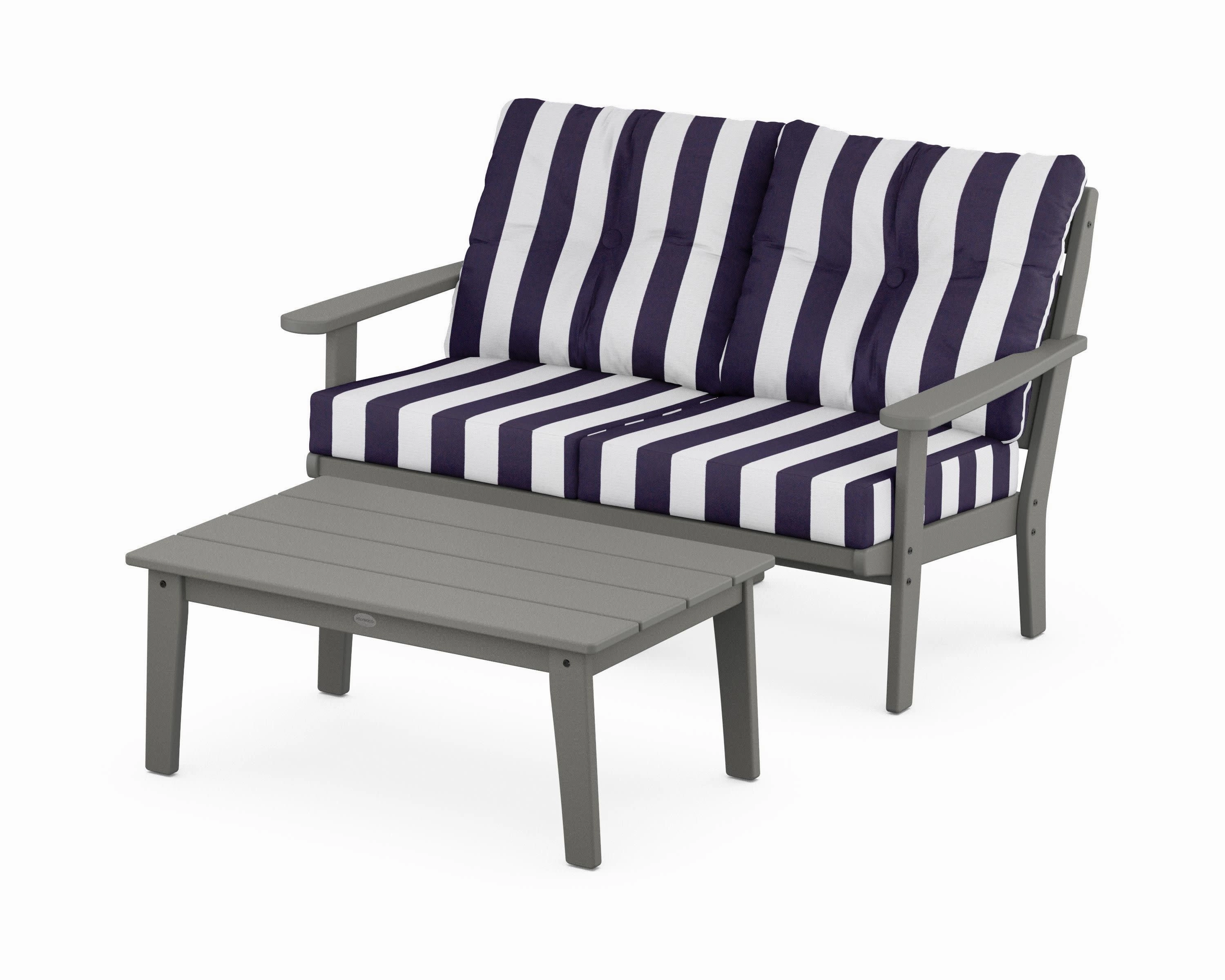 Lakeside 2-Piece Lounge Loveseat Set
