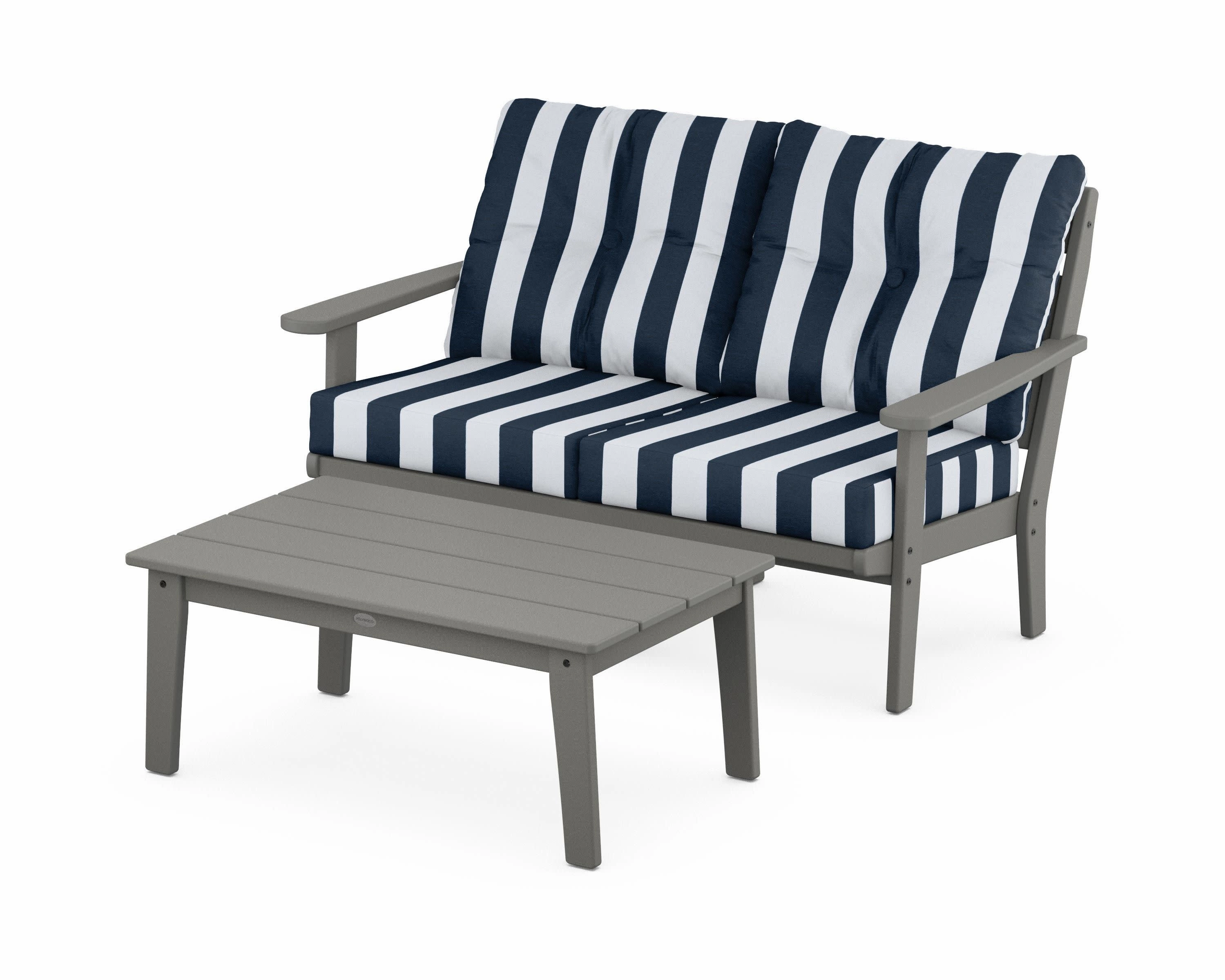 Lakeside 2-Piece Lounge Loveseat Set