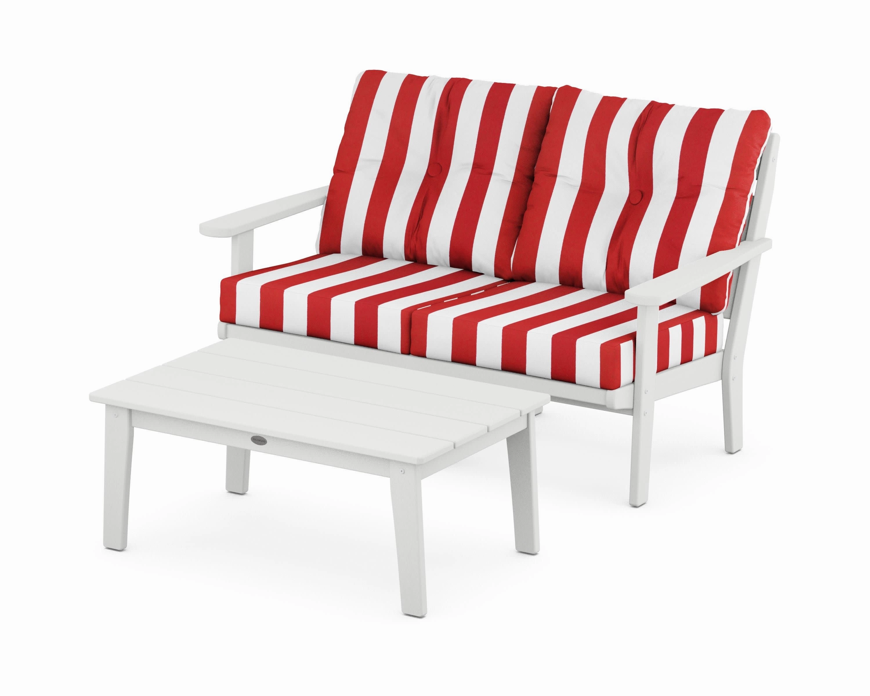 Lakeside 2-Piece Lounge Loveseat Set