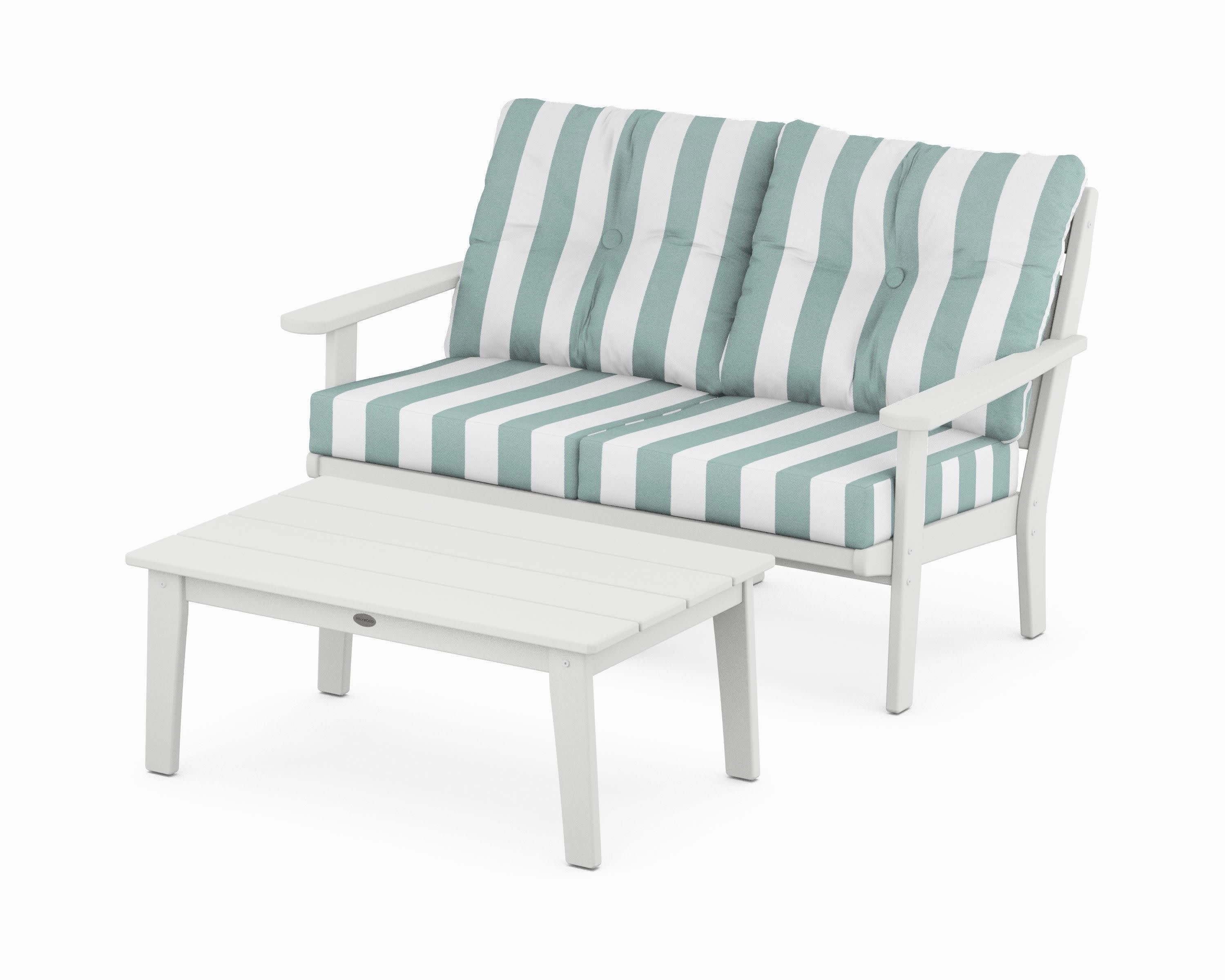 Lakeside 2-Piece Lounge Loveseat Set