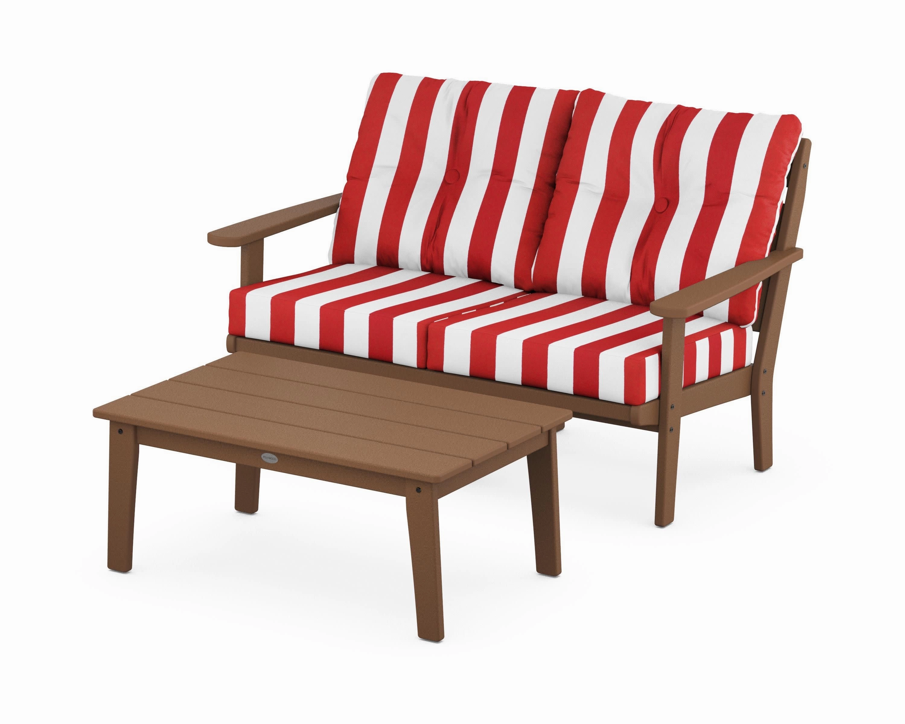 Lakeside 2-Piece Lounge Loveseat Set