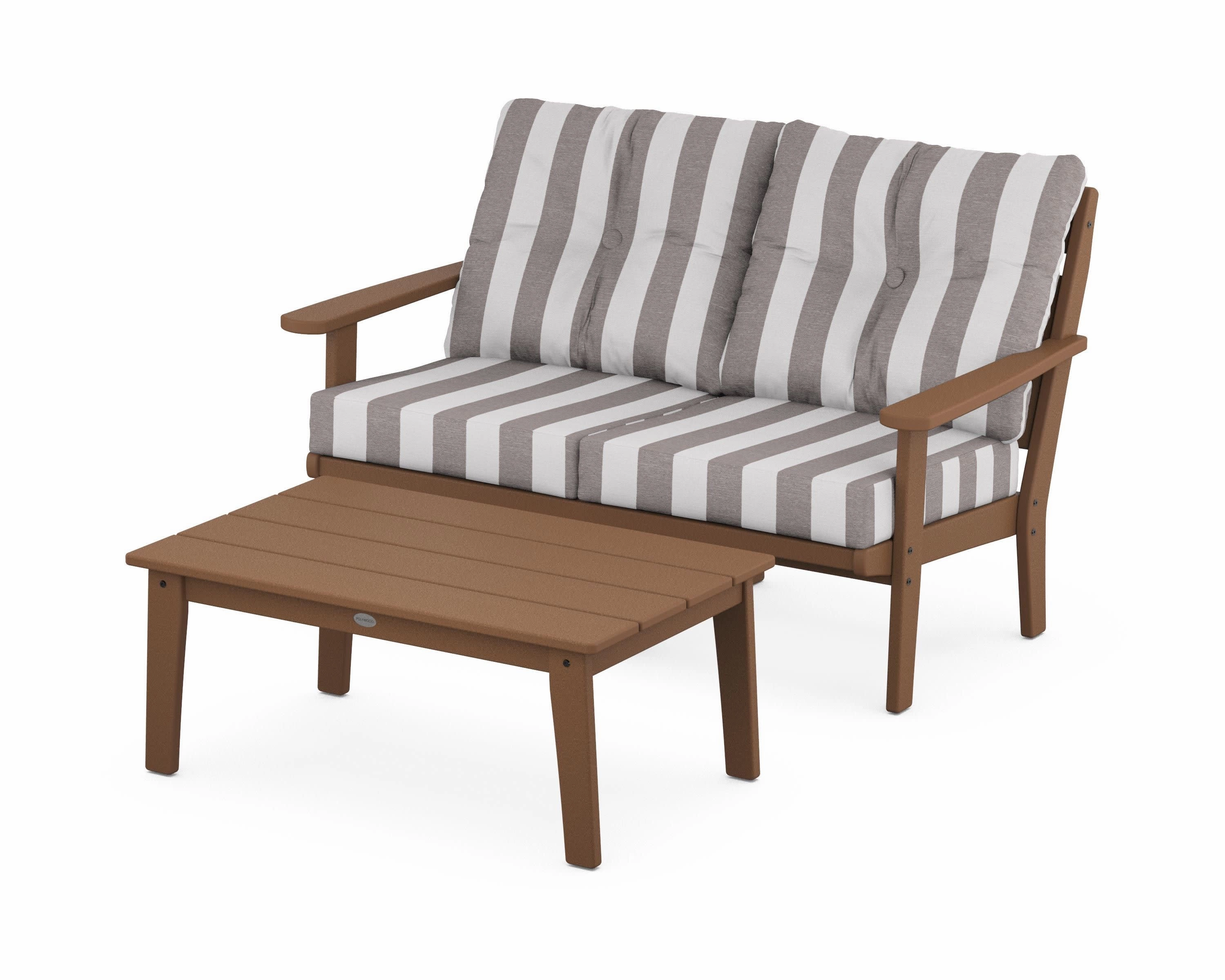 Lakeside 2-Piece Lounge Loveseat Set
