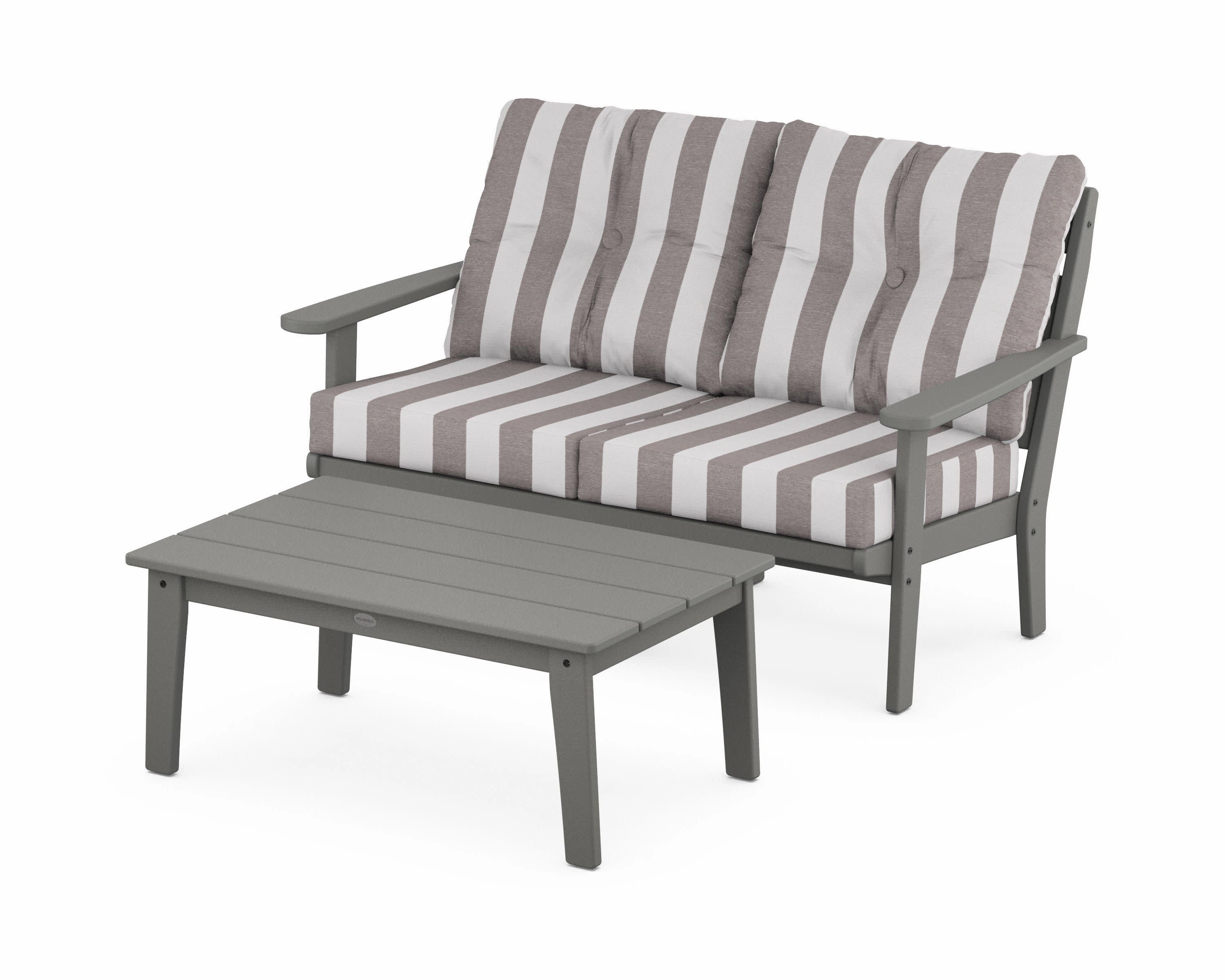 Lakeside 2-Piece Lounge Loveseat Set