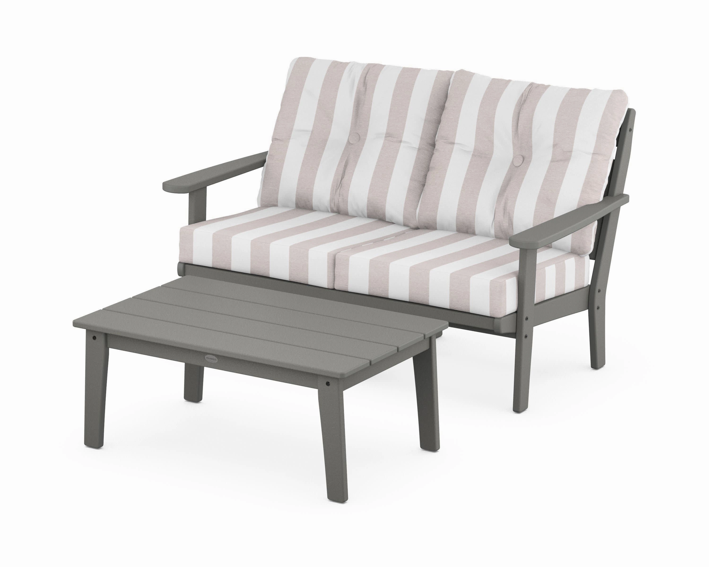 Lakeside 2-Piece Lounge Loveseat Set