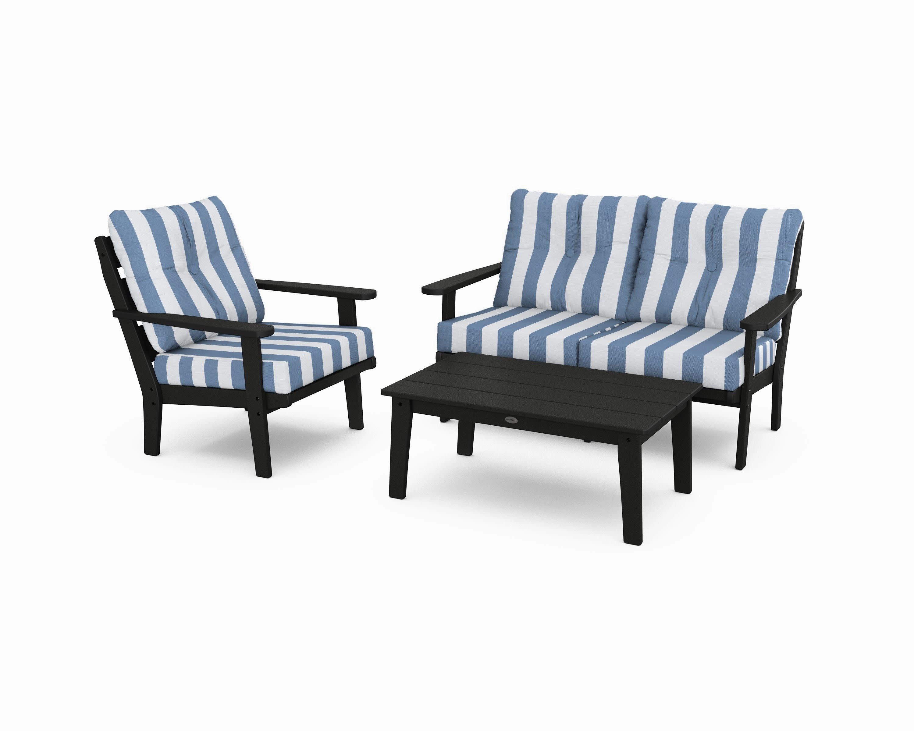 Lakeside 3-Piece Deep Seating Set
