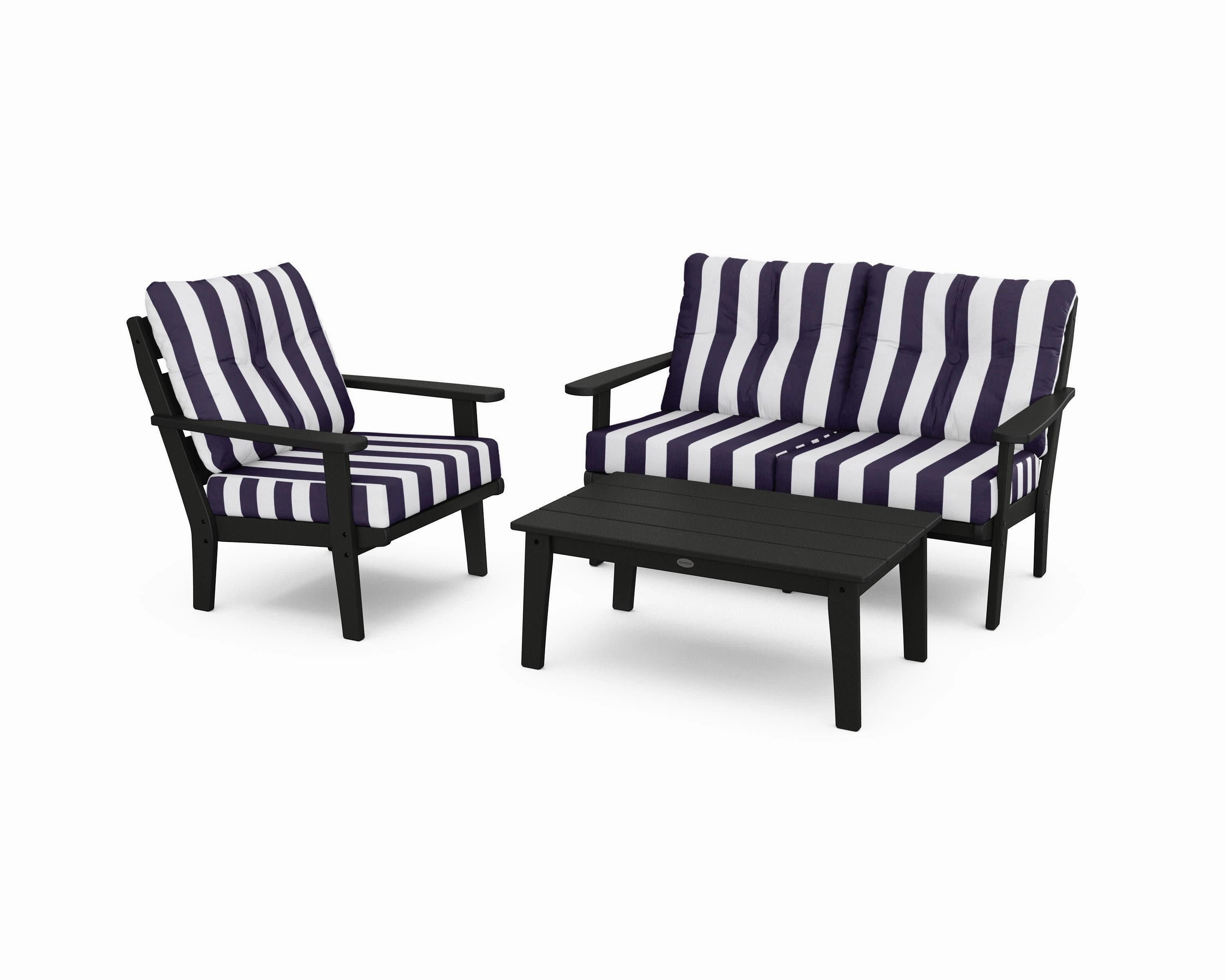 Lakeside 3-Piece Deep Seating Set