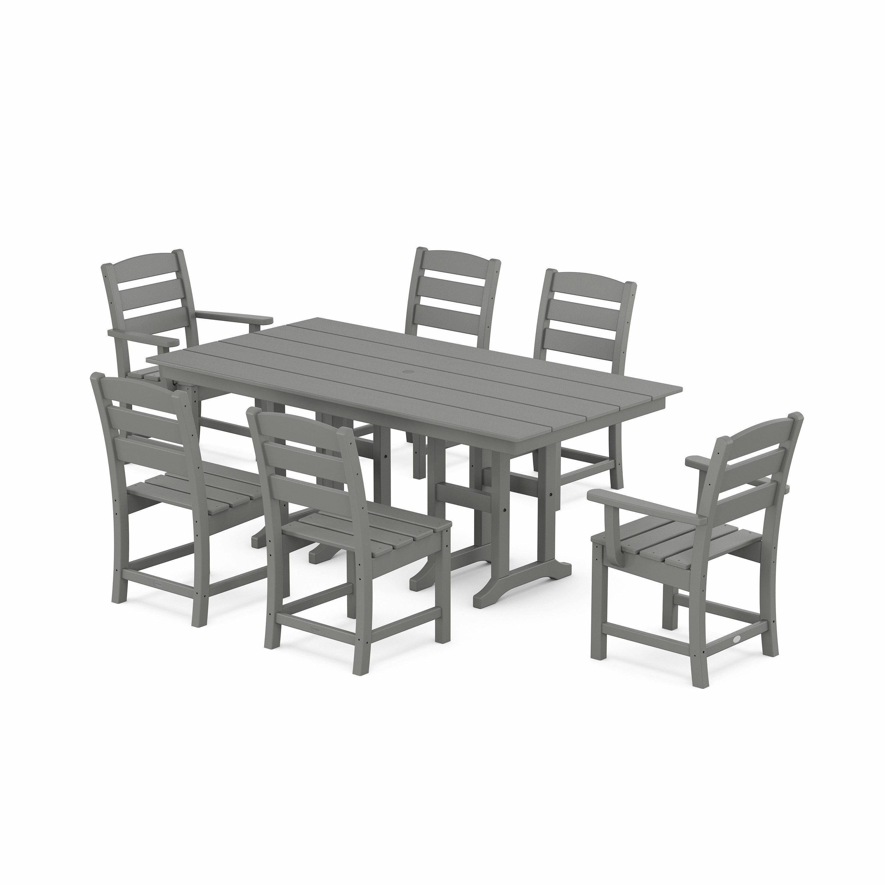 Lakeside 7-Piece Farmhouse Dining Setoutdoor patio furniture set