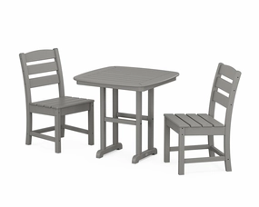Lakeside Side Chair 3-Piece Dining Setoutdoor patio furniture set