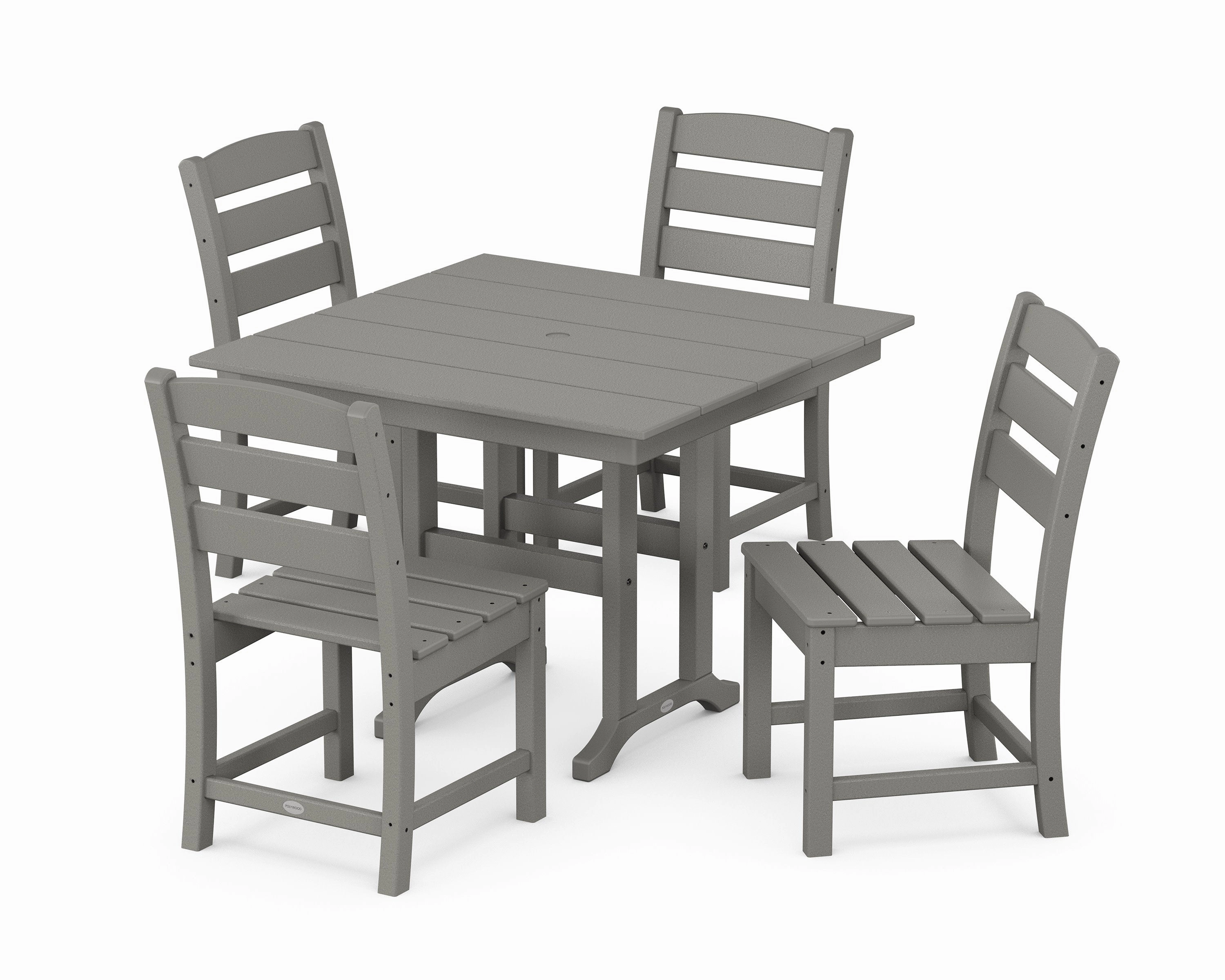 Lakeside Side Chair 5-Piece Farmhouse Dining Setoutdoor patio furniture set