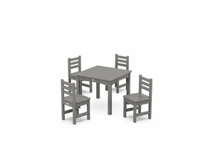 Lakeside Toddler 5-Piece Dining Setwaterproof outdoor chair cushions