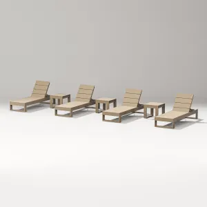 Latitude 7-Piece Lounge Chaise Setoutdoor patio dining furniture set