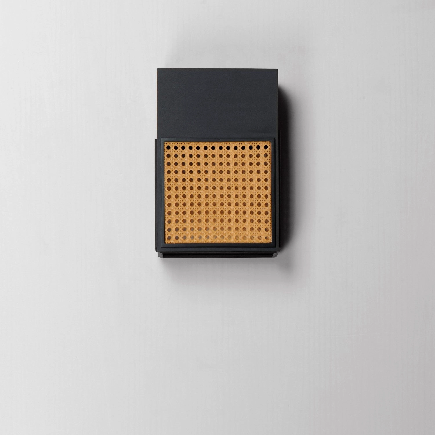 Lattice LED Outdoor Wall Sconce Black