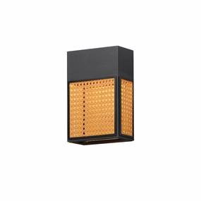Lattice LED Outdoor Wall Sconce BlackOutdoor wall sconces with motion sensor