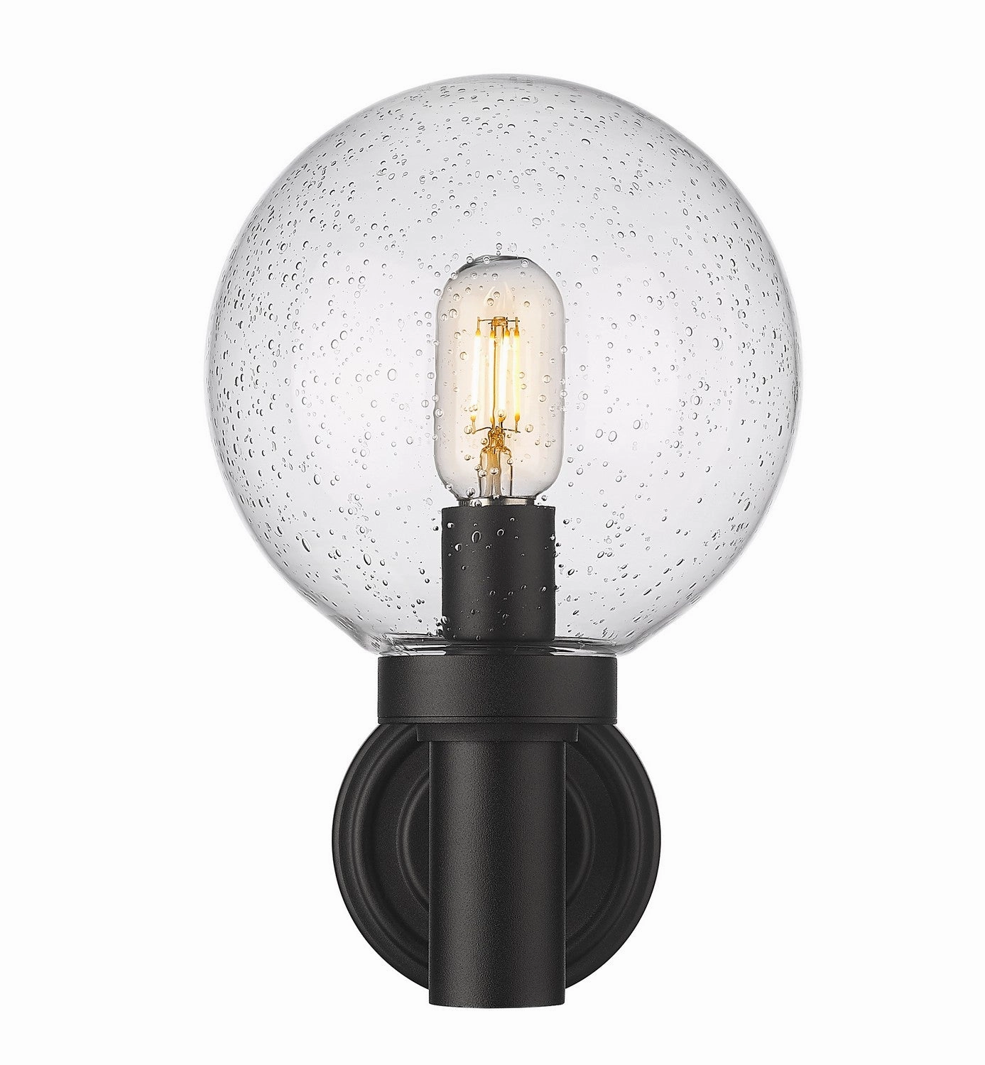 Laurent One Light Outdoor Wall Light Black