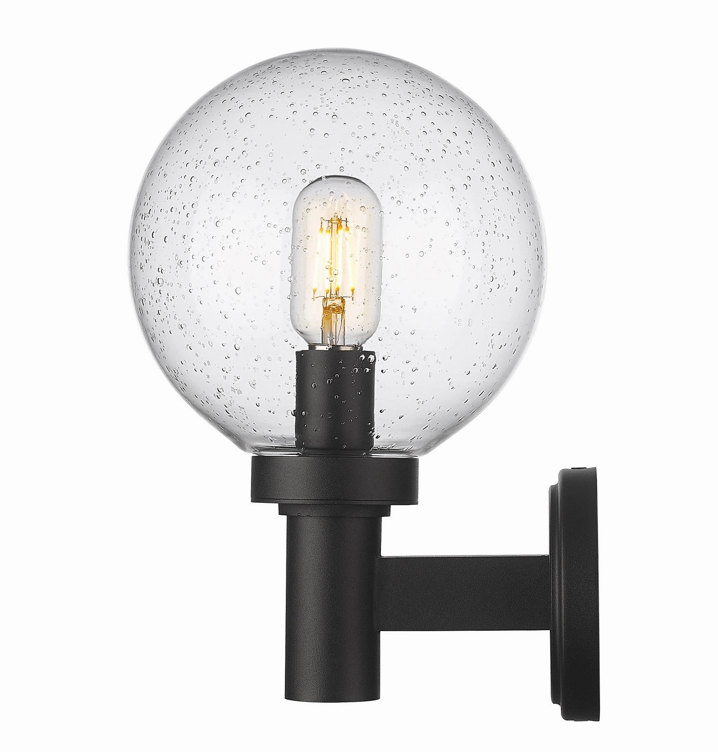 Laurent One Light Outdoor Wall Light Black