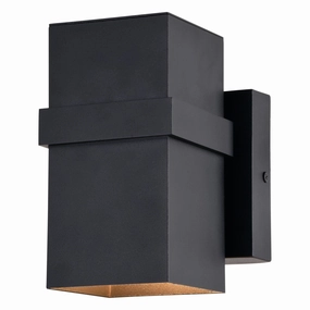Lavage One Light Outdoor Wal Mount Textured BlackOutdoor wall sconces with motion sensor