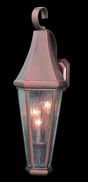 Le Havre Three Light Exterior Wall Mount IronOutdoor wall sconces with motion sensor