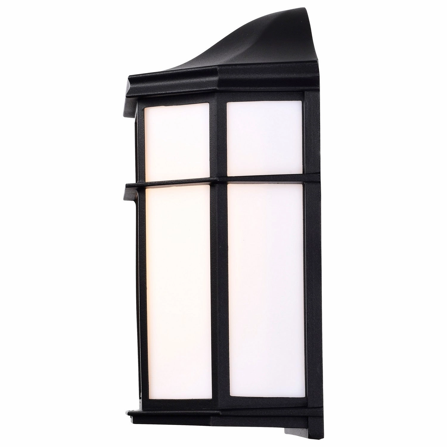 LED Cage Lantern Fixture Black
