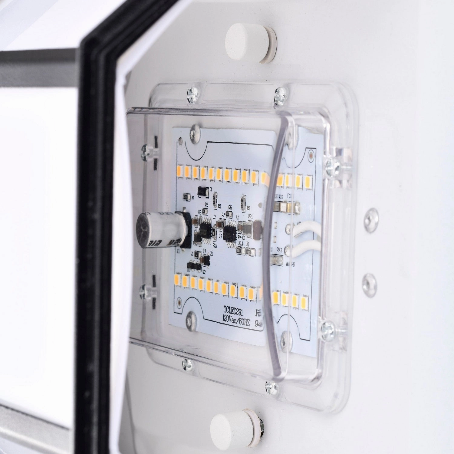 LED Cage Lantern Fixture Black