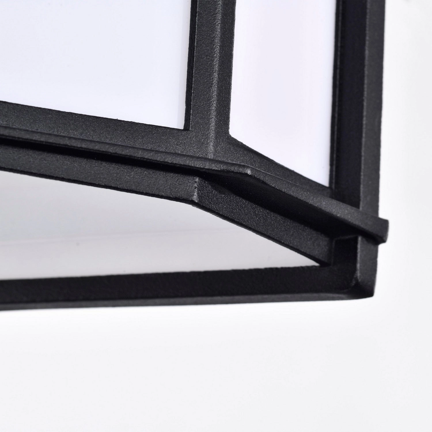LED Cage Lantern Fixture Black