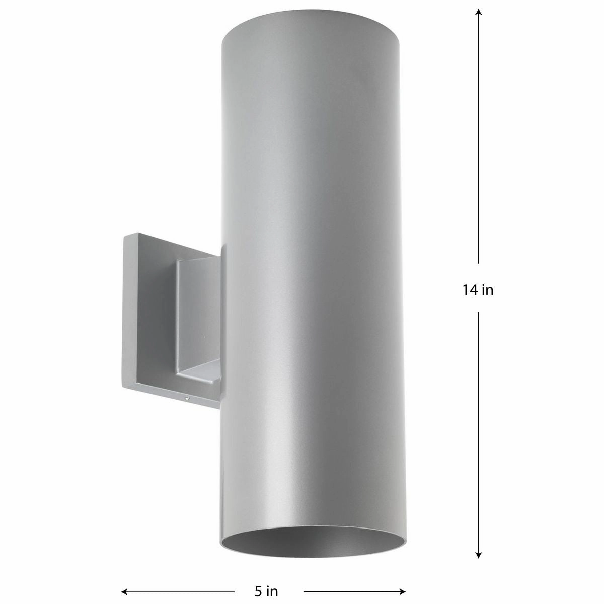 Led Cylinders LED Cylinder Metallic Gray