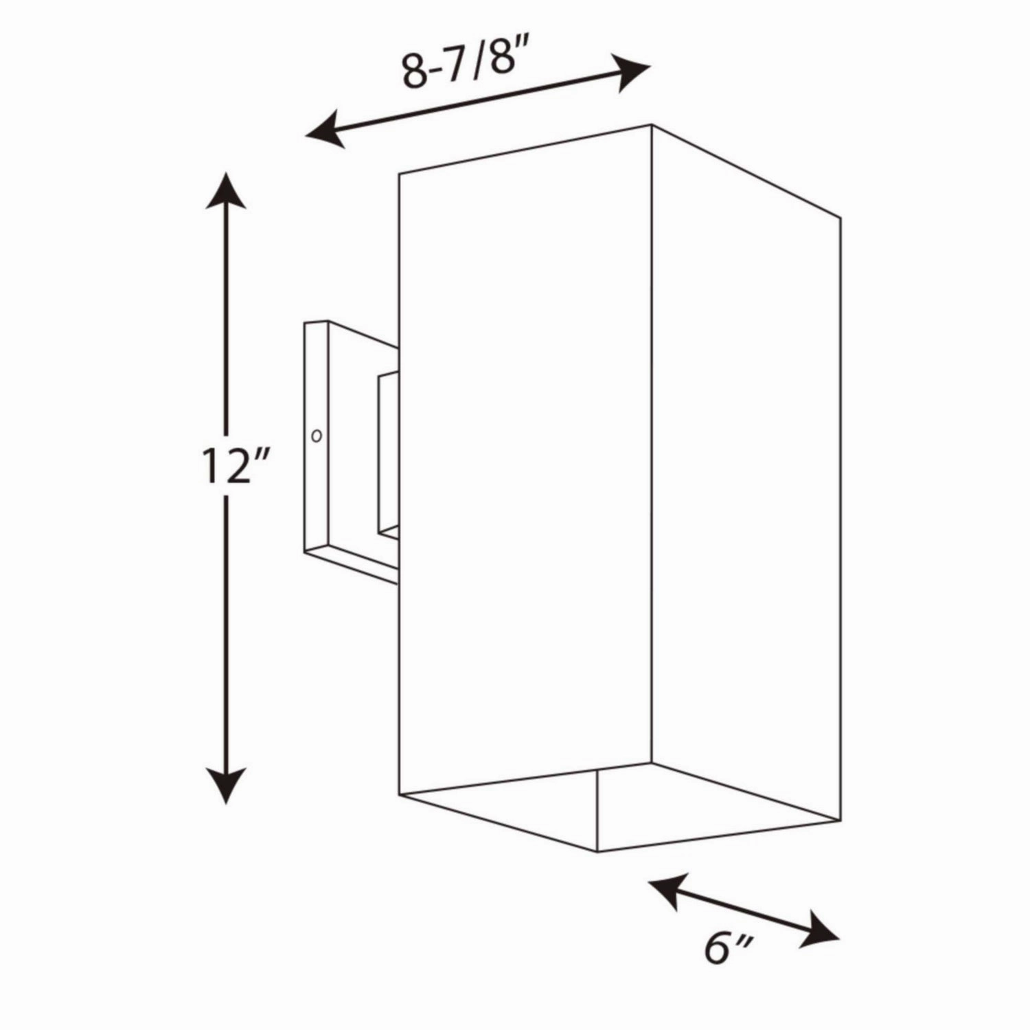 Led Squares LED Cylinder Antique Bronze