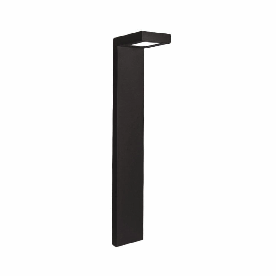 Ledge LED Path Light Black On AluminumDecorative outdoor post lights