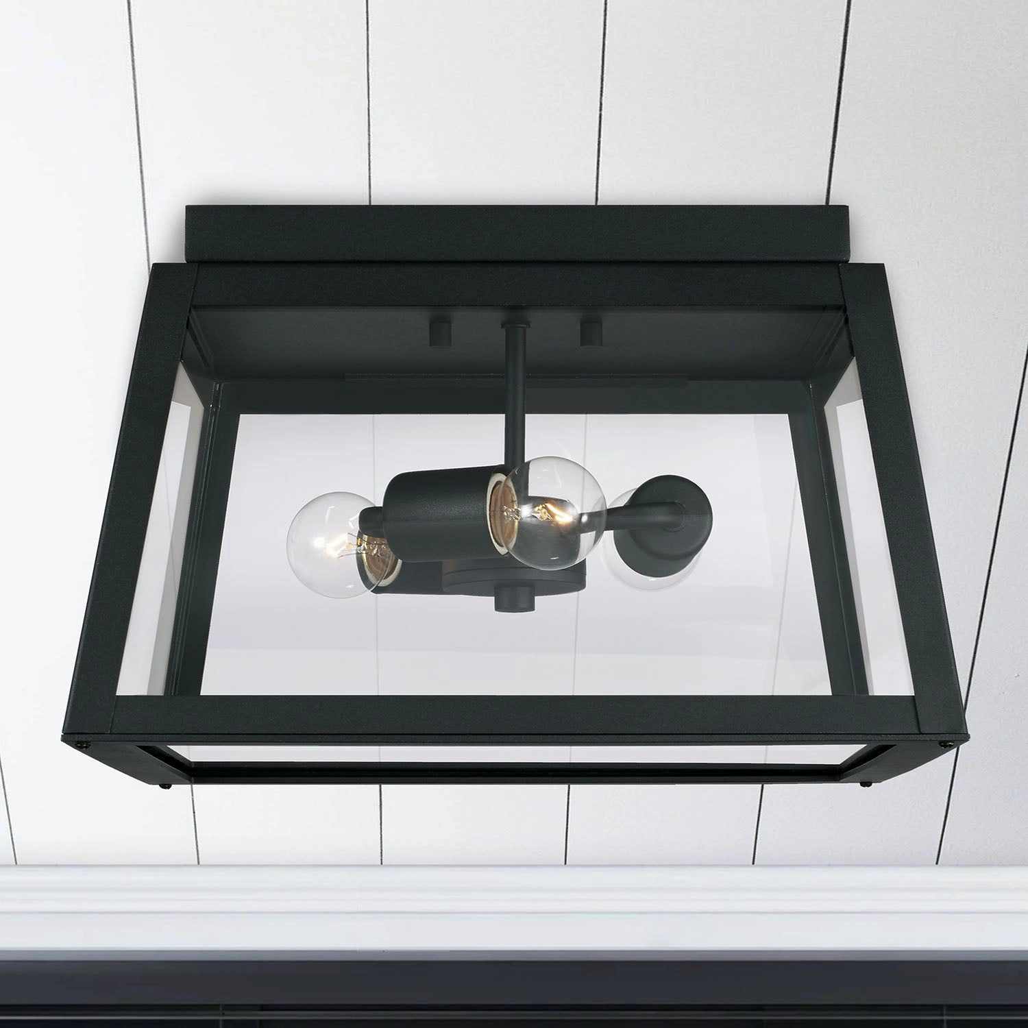 Leighton 3-Light Outdoor Flush Mount