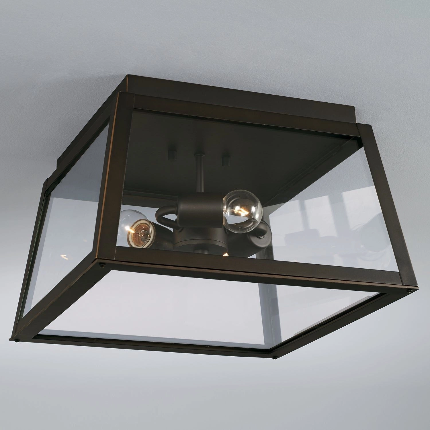 Leighton 3-Light Outdoor Flush Mount