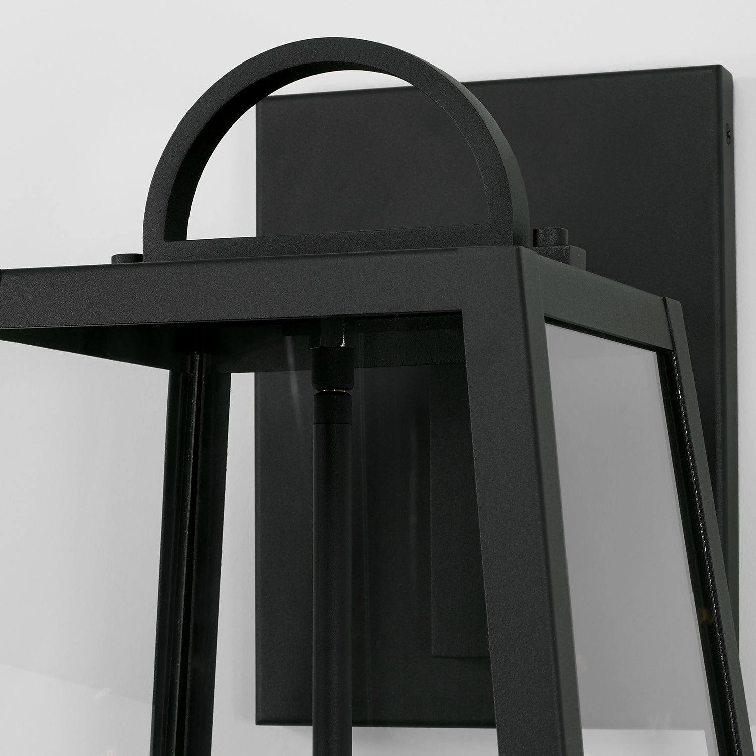 Leighton Four Light Outdoor Wall Lantern Black