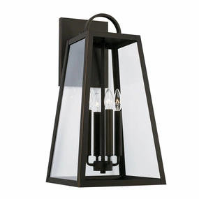 Leighton Four Light Outdoor Wall Lantern Oiled BronzeOutdoor wall sconces with motion sensor