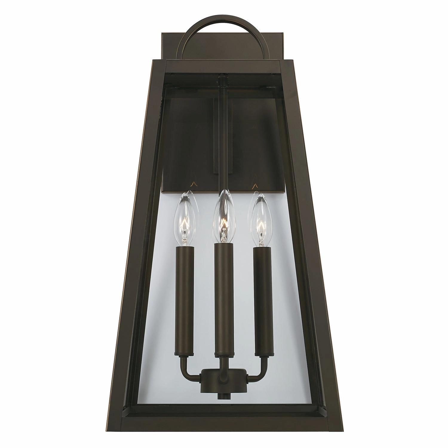 Leighton Four Light Outdoor Wall Lantern Oiled Bronze