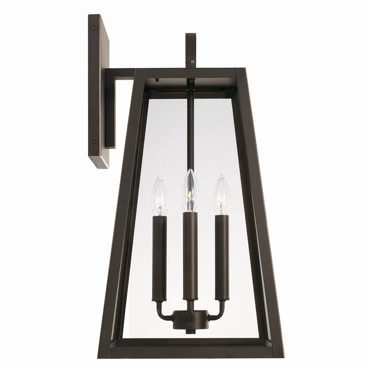 Leighton Four Light Outdoor Wall Lantern Oiled Bronze