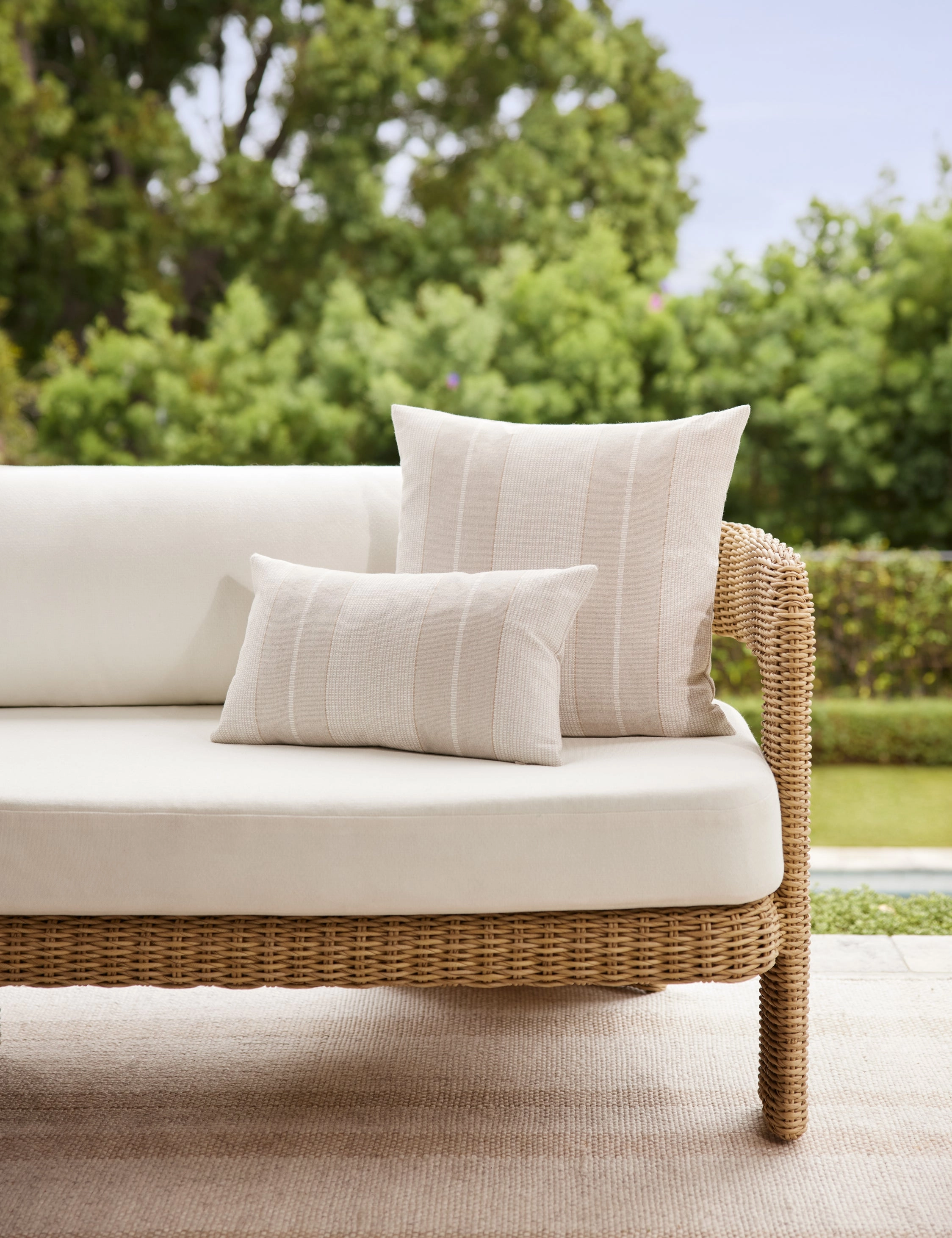 Leo Indoor / Outdoor Pillow by Sunbrella for Lulu and Georgia