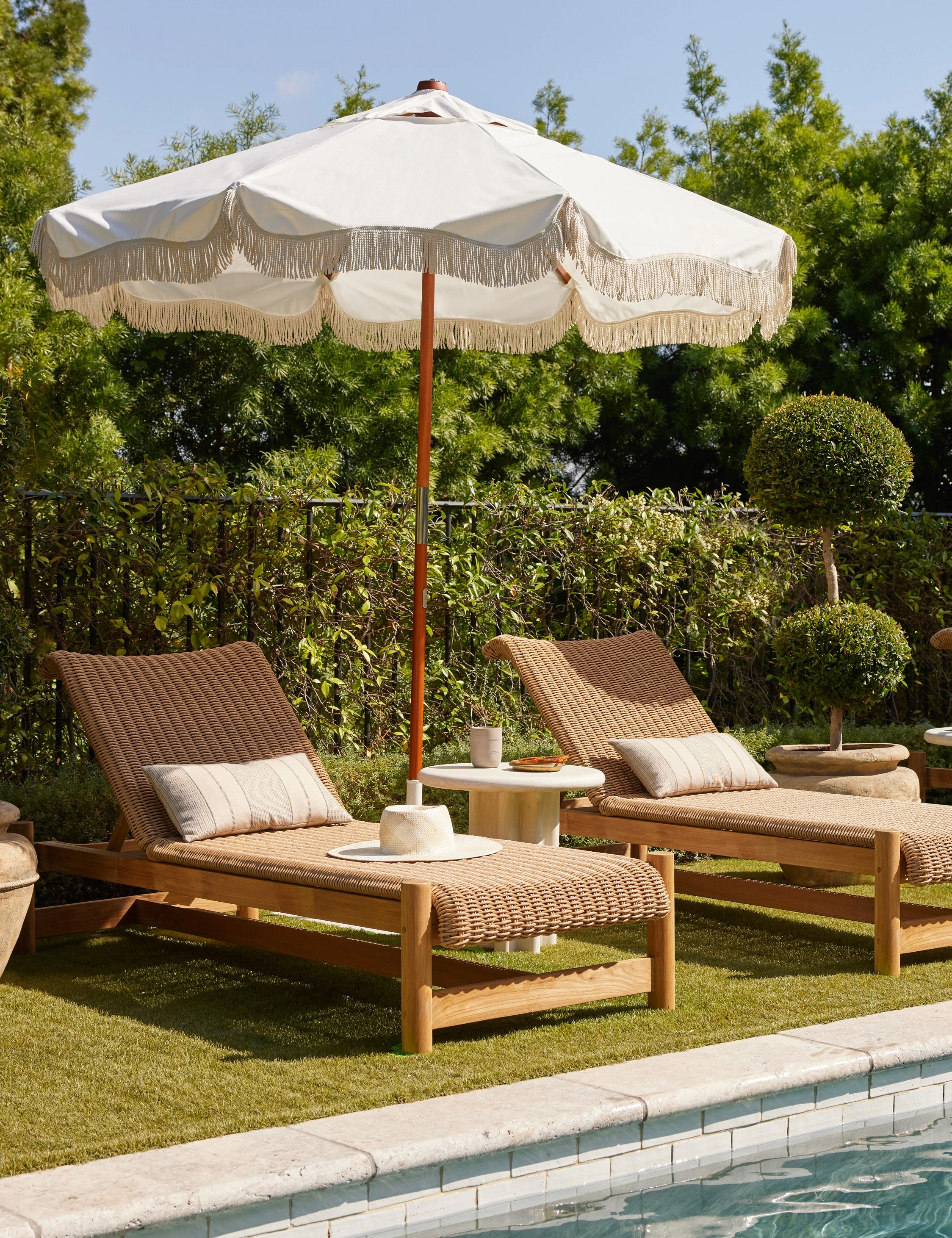 Leo Indoor / Outdoor Pillow by Sunbrella for Lulu and Georgia