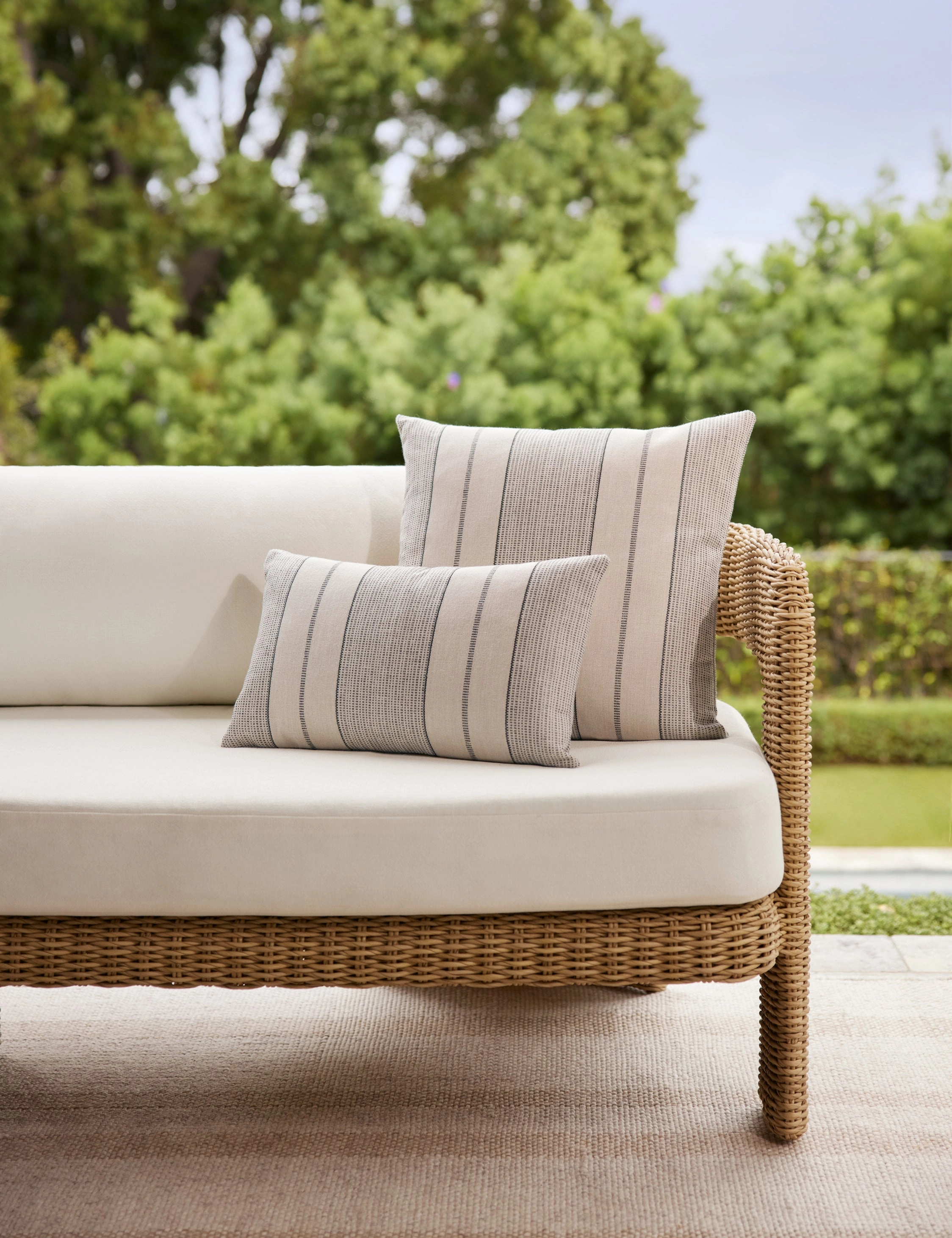 Leo Indoor / Outdoor Pillow by Sunbrella for Lulu and Georgia