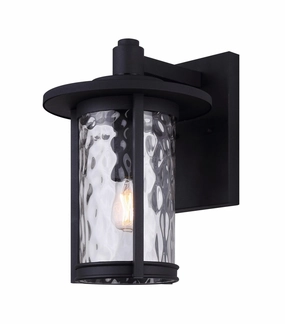 Leon One Light Outdoor Lantern BlackOutdoor wall sconces with motion sensor