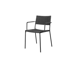 Less armchairoutdoor dining chair with armrests