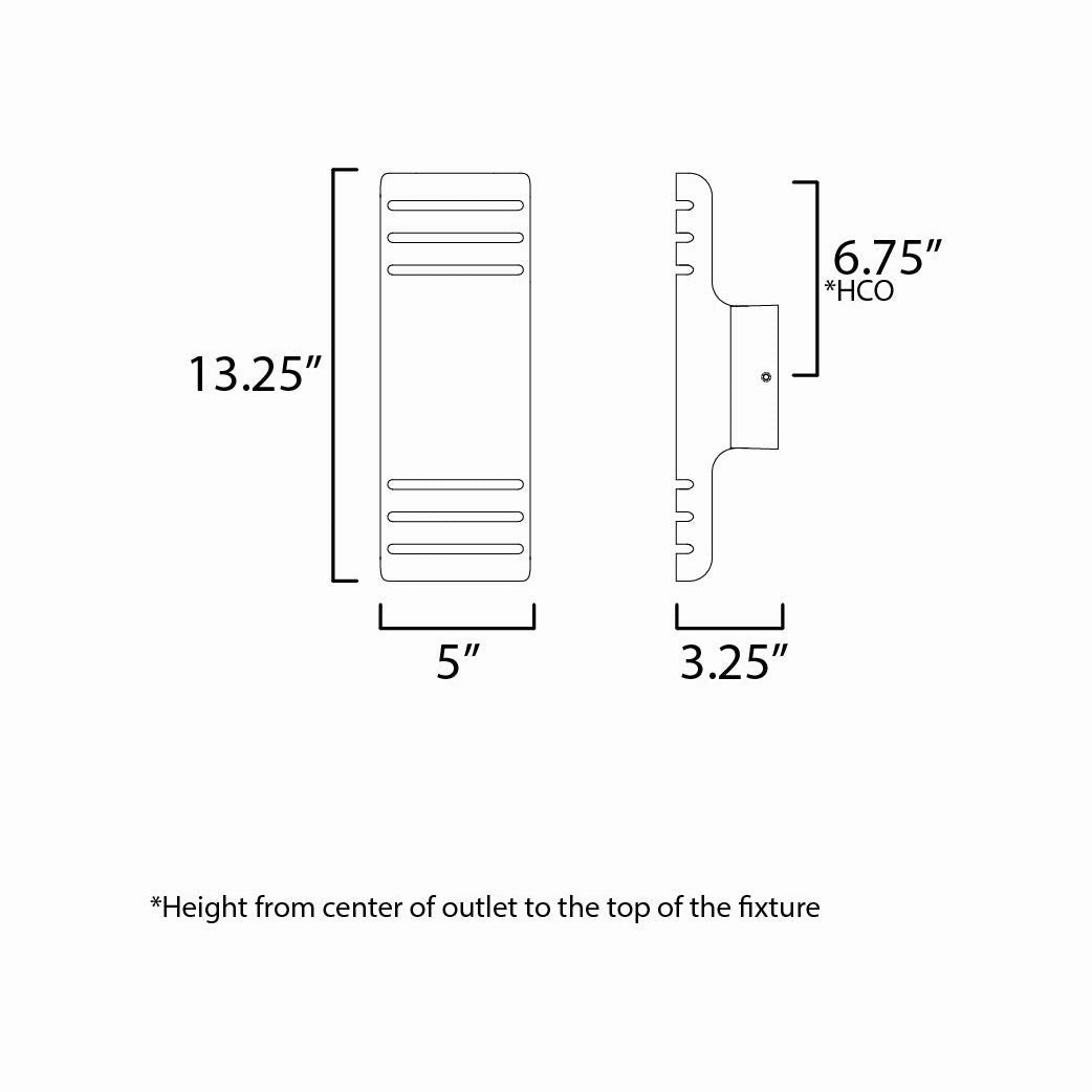Lightray Small LED Outdoor Wall Lamp