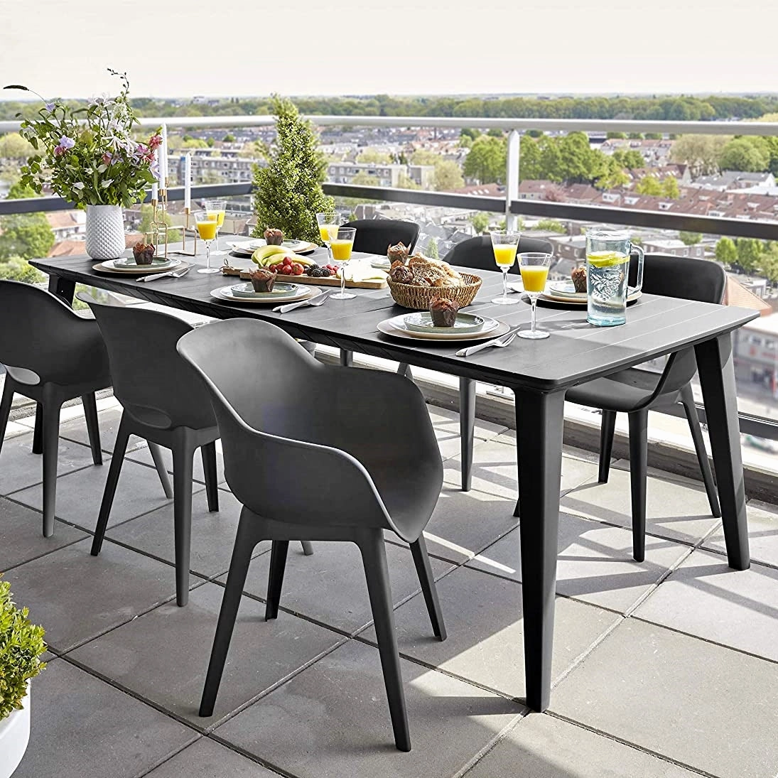 Lima Long Table Graphite