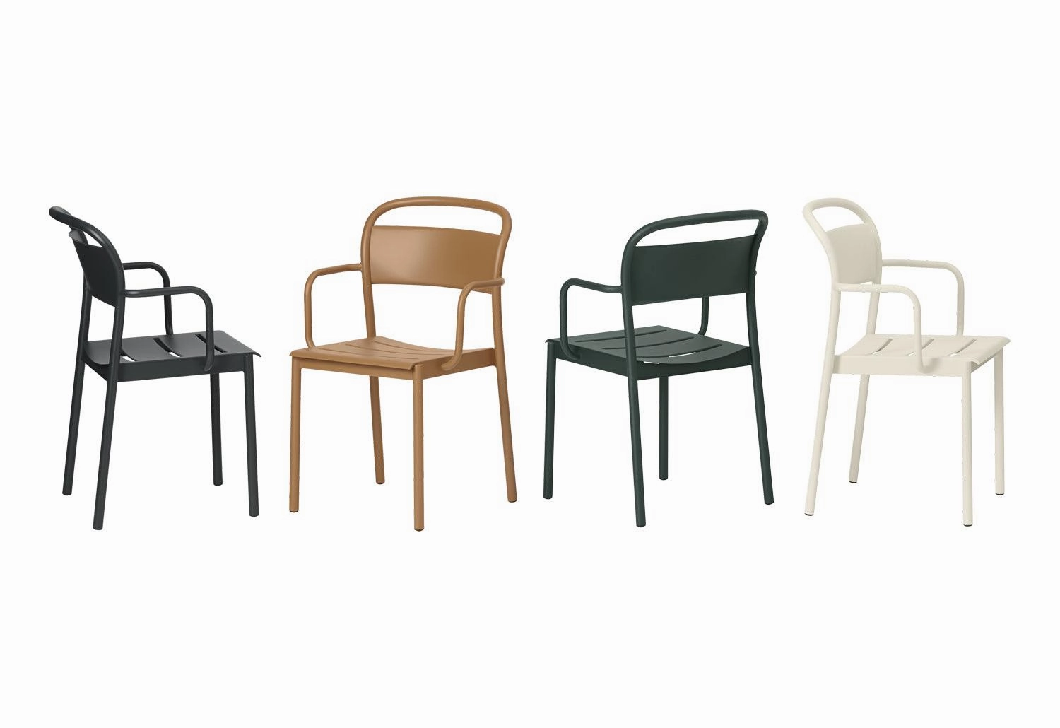 Linear Steel Armchair