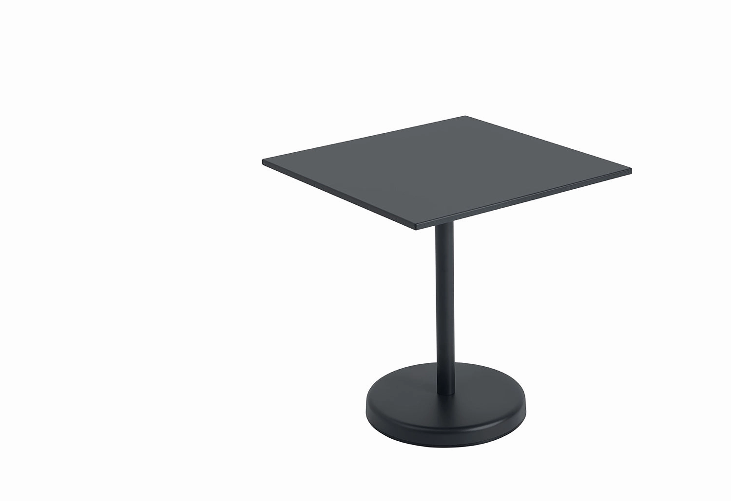 Linear Steel Caf Table | Square