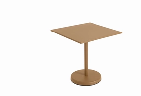 Linear Steel Caf Table | Squareoutdoor patio furniture set