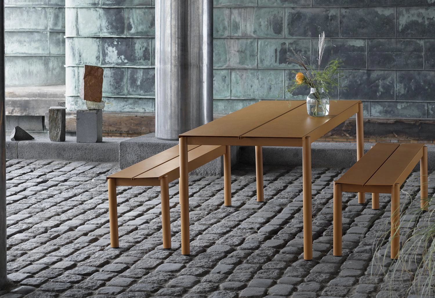Linear Steel Table